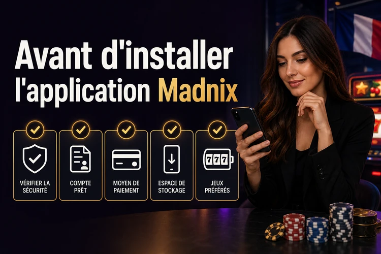 Avant d'installer l'application Madnix