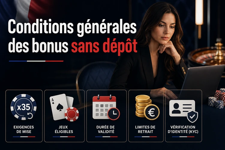 Conditions générales des bonus sans dépôt