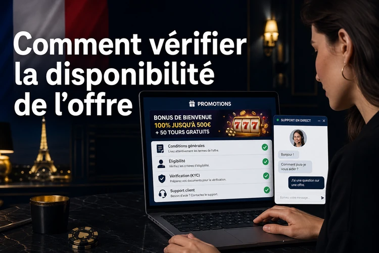 Comment vérifier la disponibilité de l'offre