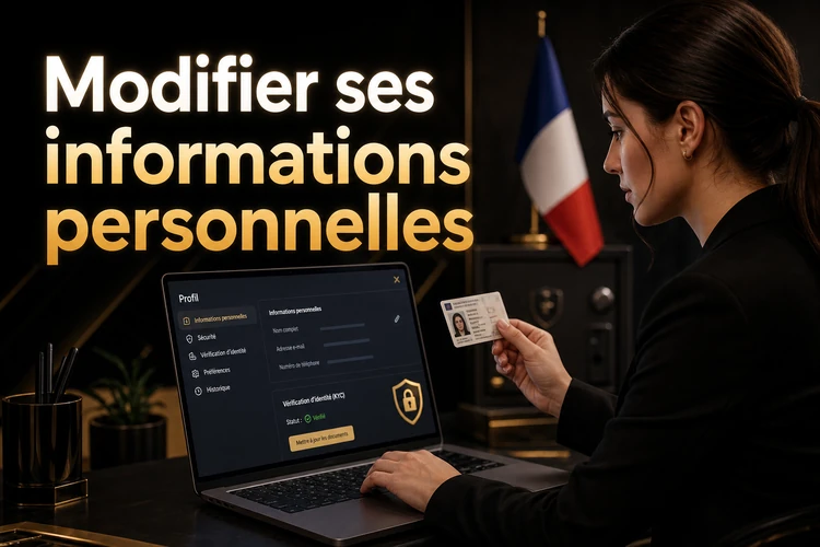 Modifier ses informations personnelles
